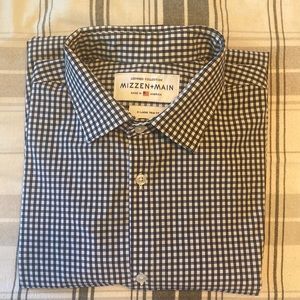 Men’s Mizzen & Main Leeward collection LS button down shirt size XL-trim fit